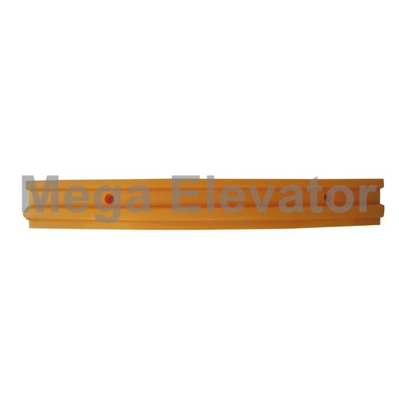319905  Plastic eddge-comb yellow right side