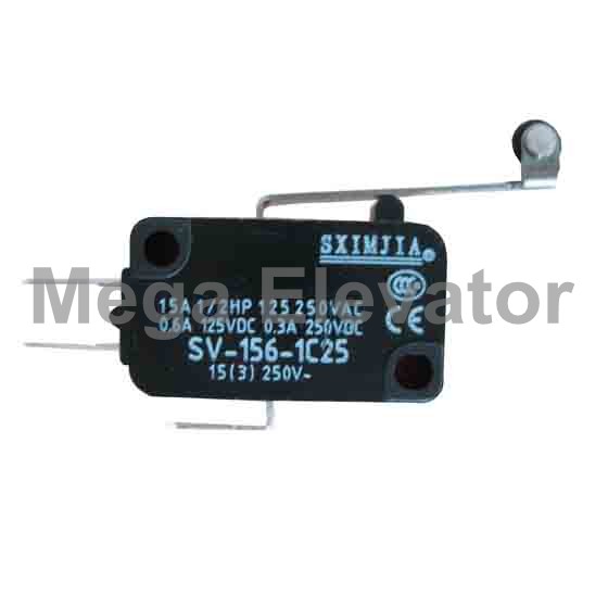 927072 Microswitch 16A 250V 1CO roller lever