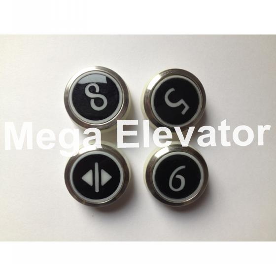 KM853343H04 Kone Push Button (Black)