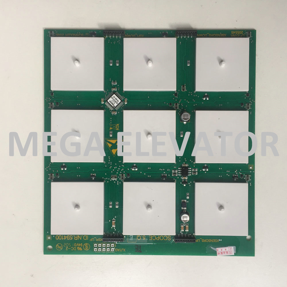 elevator lift parts 3300 BUTTON PLATE board ID. 594100